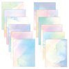 Better Office Products Stationery Paper, Watercolor Writing Stationery, Letter Size, 12 Unique Designs, 100PK 64505